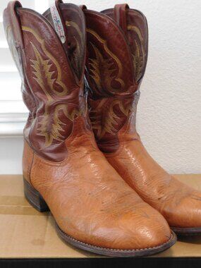 Tony Lama Shrunken Shoulder Bull Hide 11.5EE wide